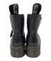 中古・古着 Dr.Martens (ドクターマーチン) RICK OWENS (リックオウエンス) 8ホールブーツ ブラック サイズ:9 1/2 UK 未使用品：60000円