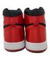 中古・古着 NIKE (ナイキ) WMNS AIR JORDAN 1 RETRO HIGH OG レッド×ブラック サイズ:27.5 未使用品：14000円