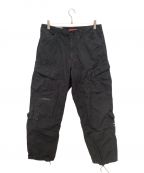 AVIREXアヴィレックス）の古着「NATIONAL GUARD 8POCKET CARGO PANTS」｜ブラック