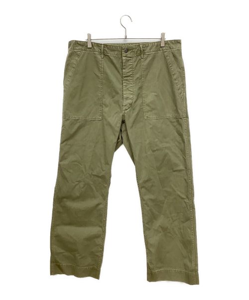 RRL（ダブルアールエル）RRL (ダブルアールエル) Army Utility Flat Pants オリーブ サイズ:38×32の古着・服飾アイテム