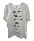 WTAPSダブルタップス）の古着「プリントTシャツ」｜ホワイト