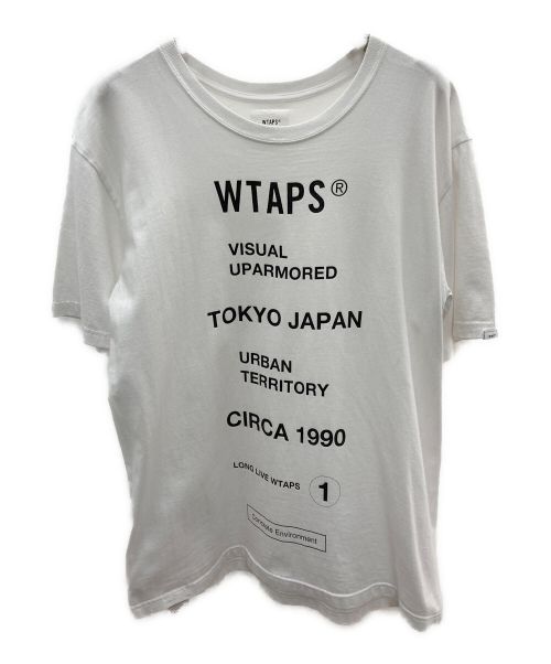 WTAPS（ダブルタップス）WTAPS (ダブルタップス) プリントTシャツ ホワイト サイズ:Mの古着・服飾アイテム