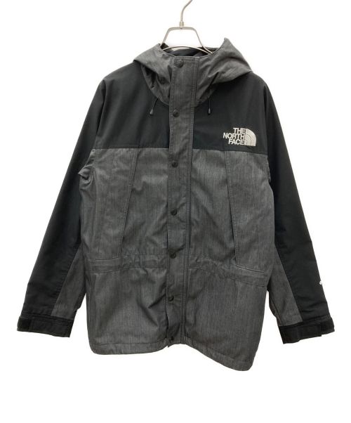 THE NORTH FACE（ザ ノース フェイス）THE NORTH FACE (ザ ノース フェイス) マウンテンライトデニムジャケット ブラック×グレー サイズ:Sの古着・服飾アイテム