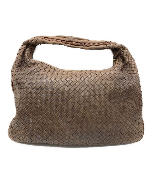 BOTTEGA VENETA（ボッテガベネタ）BOTTEGA VENETA (ボッテガベネタ) ワンショルダーバッグ ブラウンの古着・服飾アイテム