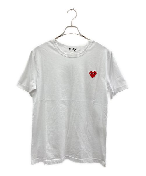 PLAY COMME des GARCONS（プレイ コムデギャルソン）PLAY COMME des GARCONS (プレイ コムデギャルソン) Tシャツ ホワイト サイズ:Ｍの古着・服飾アイテム