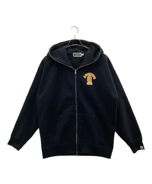 A BATHING APE（アベイシングエイプ）A BATHING APE (アベイシングエイプ) ジップパーカー ブラック サイズ:Sの古着・服飾アイテム