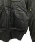 中古・古着 ALPHA (アルファ) フライトジャケット ブラック サイズ:Ｍ：8800円