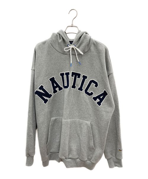 NAUTICA（ノーティカ）NAUTICA (ノーティカ) プルオーバーパーカー グレー サイズ:XLの古着・服飾アイテム