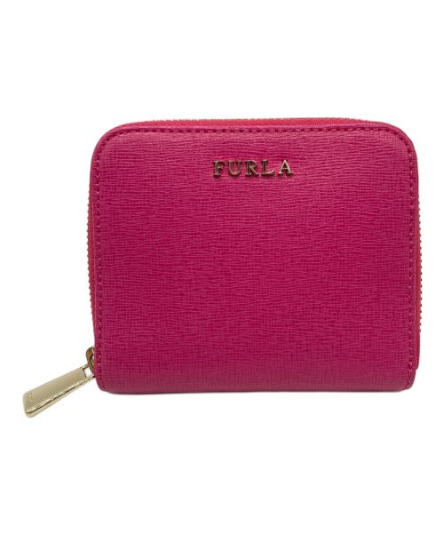 FURLA（フルラ）FURLA (フルラ) 2つ折り財布 ショッキングピンクの古着・服飾アイテム