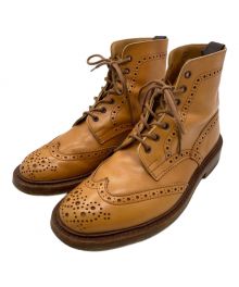 Tricker's（トリッカーズ）の古着「ウィングチップブーツ」｜キャメル