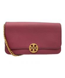 TORY BURCH（トリーバーチ）の古着「チェーンショルダーバッグ」｜ワインレッド