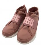 UGGアグ）の古着「ハイカットスニーカー」｜ピンク×ホワイト