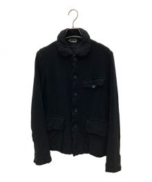 BLACK COMME des GARCONS（ブラック コムデギャルソン）の古着「縮絨ジャケット」｜ブラック