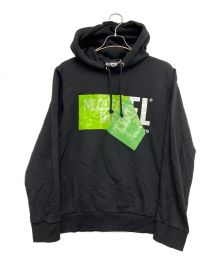 DIESEL×NEGLECT ADULT PATiENTS×GR8（ディーゼル×ネグレクトアダルトペイシェンツ×グレイト）の古着「プルオーバーパーカー」｜ブラック