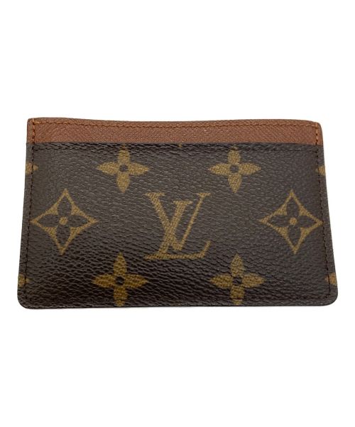 LOUIS VUITTON（ルイ ヴィトン）LOUIS VUITTON (ルイ ヴィトン) 名刺入れ ブラウンの古着・服飾アイテム