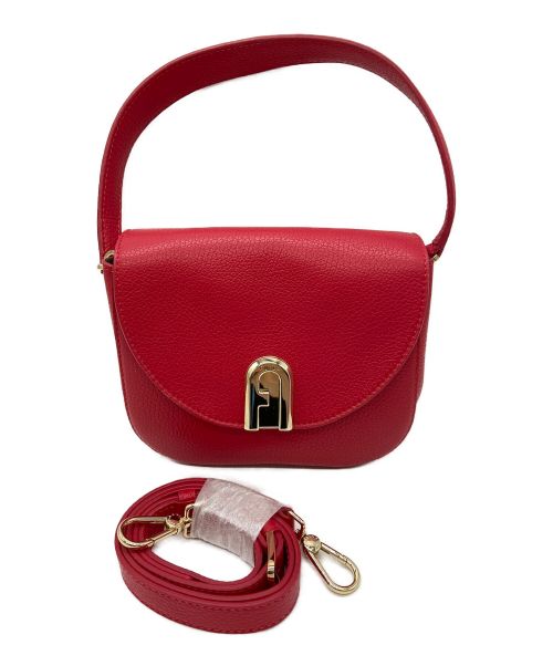 FURLA（フルラ）FURLA (フルラ) ショルダーバッグ レッドの古着・服飾アイテム