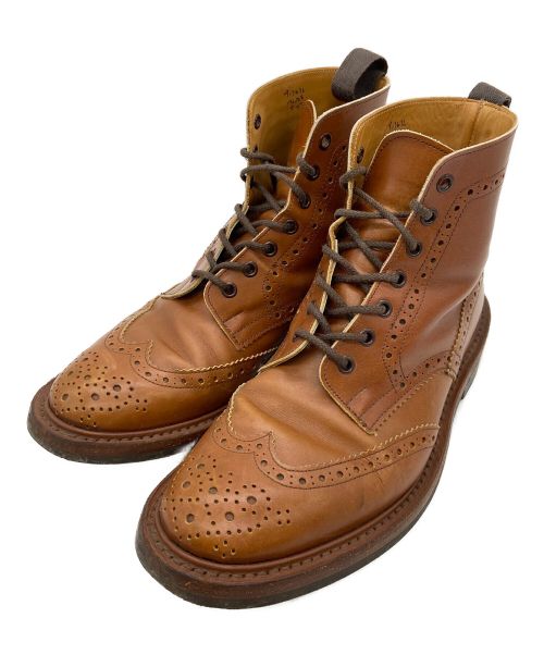 Tricker's（トリッカーズ）Tricker's (トリッカーズ) ウィングチップブーツ ブラウン サイズ:ｻｲｽﾞ9の古着・服飾アイテム