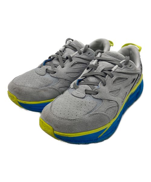 HOKAONEONE（ホカオネオネ）HOKAONEONE (ホカオネオネ) スニーカー ブルー×グレー サイズ:27の古着・服飾アイテム