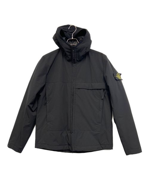 STONE ISLAND（ストーンアイランド）STONE ISLAND (ストーンアイランド) ジップアップ中綿ジャケット ブラック サイズ:Sの古着・服飾アイテム