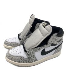 NIKE×JORDAN1 RETORO HIGH OG（ナイキ×ジョーダン1 レトロハイ オージー）の古着「ハイカットスニーカー」｜ホワイト×ブラック