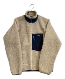 Patagonia（パタゴニア）の古着「Classic Retro-X Jacket」｜ネイビー×ベージュ