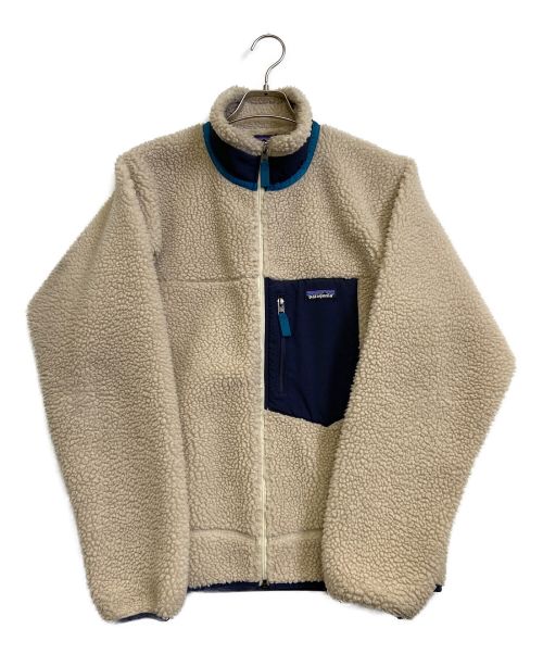 Patagonia（パタゴニア）Patagonia (パタゴニア) Classic Retro-X Jacket ネイビー×ベージュ サイズ:Mの古着・服飾アイテム