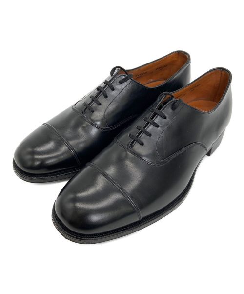 Crockett & Jones（クロケット＆ジョーンズ）Crockett & Jones (クロケット＆ジョーンズ) ストレートチップシューズ ブラック サイズ:7　1/2の古着・服飾アイテム