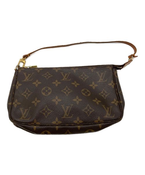 LOUIS VUITTON（ルイ ヴィトン）LOUIS VUITTON (ルイ ヴィトン) ハンドポーチ ブラウンの古着・服飾アイテム