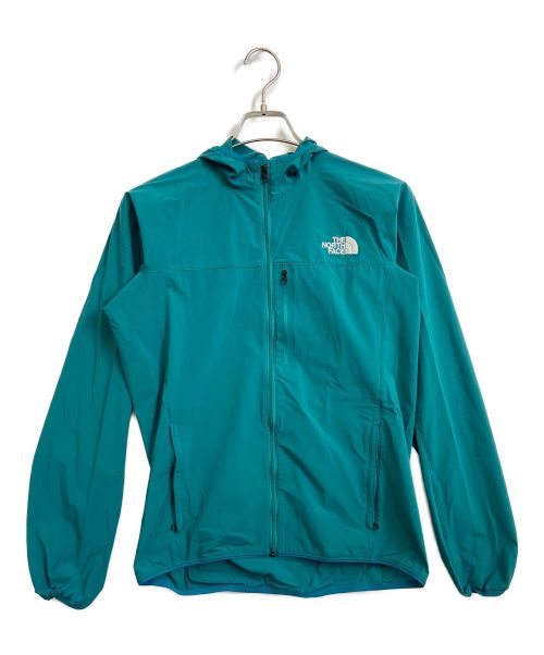 THE NORTH FACE（ザ ノース フェイス）THE NORTH FACE (ザ ノース フェイス) ソフトシェルフーディ グリーン サイズ:Mの古着・服飾アイテム