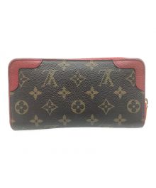 LOUIS VUITTON（ルイ ヴィトン）の古着「長財布」｜ブラウン×レッド