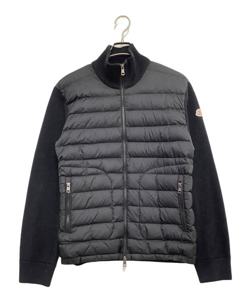 MONCLER（モンクレール）MONCLER (モンクレール) 切替ダウンジャケット ブラック サイズ:Lの古着・服飾アイテム