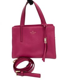 Kate Spade（ケイトスペード）の古着「2WAYショルダーバッグ」｜ショッキングピンク