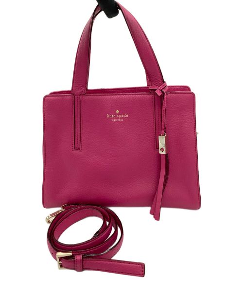 Kate Spade（ケイトスペード）Kate Spade (ケイトスペード) 2WAYショルダーバッグ ショッキングピンクの古着・服飾アイテム