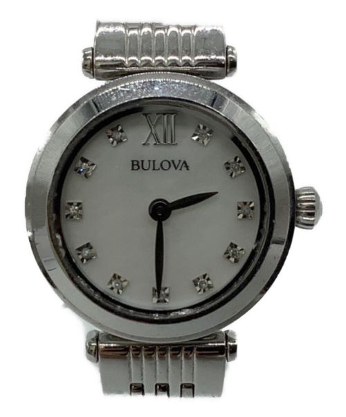 BULOVA（ブローバ）BULOVA (ブローバ) 腕時計 ホワイトの古着・服飾アイテム