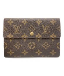 LOUIS VUITTON（ルイ ヴィトン）の古着「3つ折り財布」｜ブラウン