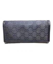 GUCCI（グッチ）の古着「長財布」｜ブラック