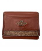 COACHコーチ）の古着「3つ折り財布」｜ブラウン