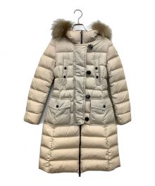 MONCLER（モンクレール）の古着「ダウンコート」｜ベージュ