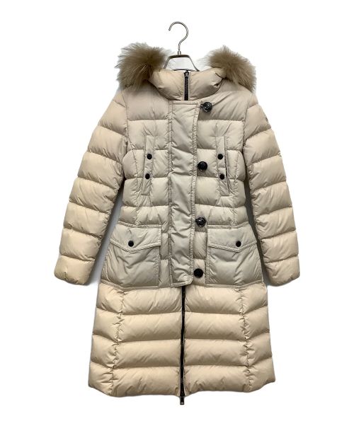 MONCLER（モンクレール）MONCLER (モンクレール) ダウンコート ベージュ サイズ:00の古着・服飾アイテム