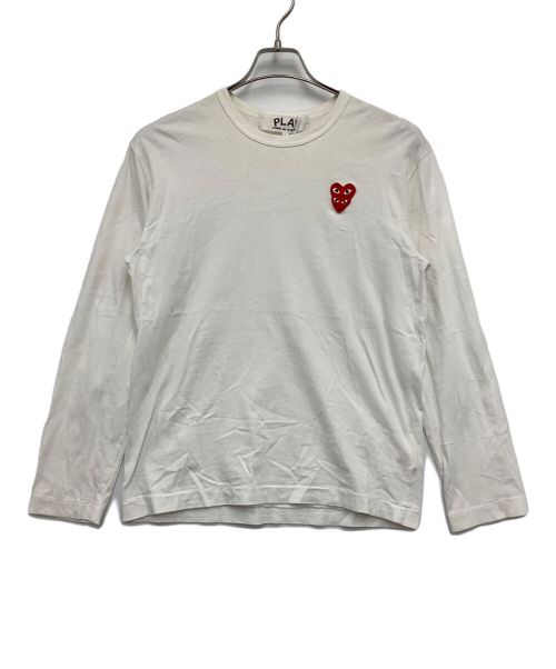 COMME des GARCONS（コムデギャルソン）COMME des GARCONS (コムデギャルソン) ロングスリーブカットソー ホワイト サイズ:Lの古着・服飾アイテム