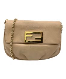 FENDI（フェンディ）の古着「チェーンショルダーバッグ」｜ベージュ