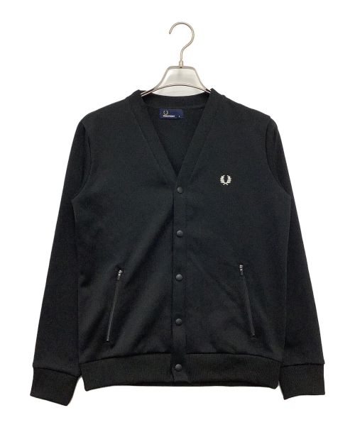 FRED PERRY（フレッドペリー）FRED PERRY (フレッドペリー) ジャージカーデイガン ブラック サイズ:Ｓの古着・服飾アイテム