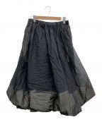 BLACK COMME des GARCONSブラック コムデギャルソン）の古着「シワ加工シアーバルーンスカート」｜ブラック