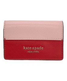 Kate Spade（ケイトスペード）の古着「3つ折り財布」｜レッド×ピンク