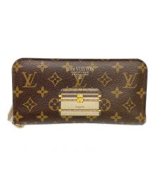 LOUIS VUITTON（ルイ ヴィトン）の古着「長財布 ポルトフォイユ・アンソリット トランク&ロック」｜ブラウン