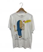 STANLEY DESANTISスタンリーデサンティス）の古着「BEAVIS and BUTT-HEAD プリントTシャツ」｜ホワイト