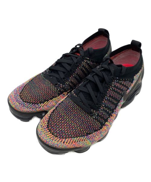 NIKE（ナイキ）NIKE (ナイキ) AIR VAPORMAX FLYKNIT 2 ブラック×ピンク サイズ:26㎝の古着・服飾アイテム