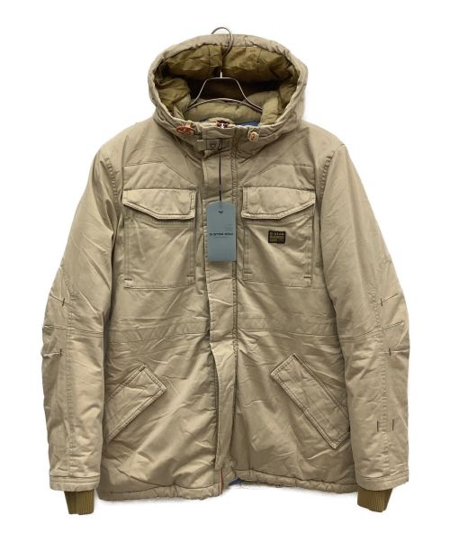 G-STAR RAW（ジースターロゥ）G-STAR RAW (ジースターロゥ) MFD FIELD HOODED PARKA ブラウン×ブルー サイズ:L 未使用品の古着・服飾アイテム