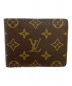 LOUIS VUITTON (ルイ ヴィトン) ポルトフォイユ ミュルティプル 2つ折り財布 ブラウン：24800円