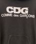 中古・古着 GOOD DESIGN SHOP COMME des GARCONS (グッドデザインショップ コムデギャルソン) ロゴプリントパーカー ブラック サイズ:L：5800円